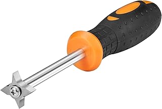 Golf Club Groove Sharpener, Re-Grooving Tool and Cleaner for All Irons Pitching Sand Lob Gap and Approach Wedges, Generate Optimal Backspin, Groove Repair Tool, Tungsten Carbide Head