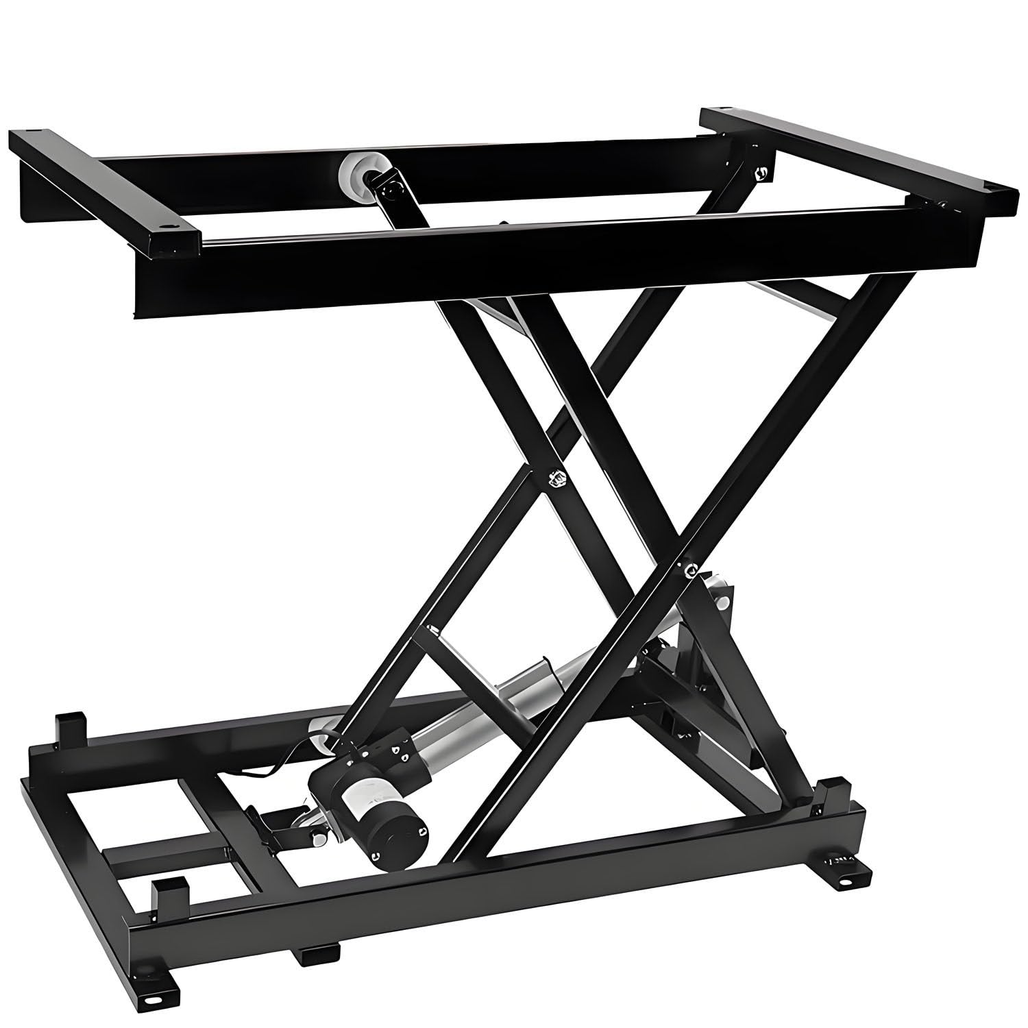 Plataforma de elevación eléctrica ajustable de 7.1 a 26.7 pulgadas, mesa de comedor y café con control remoto súper silenciosa, ideal para manejo y transporte de materiales, mesa versátil de altura