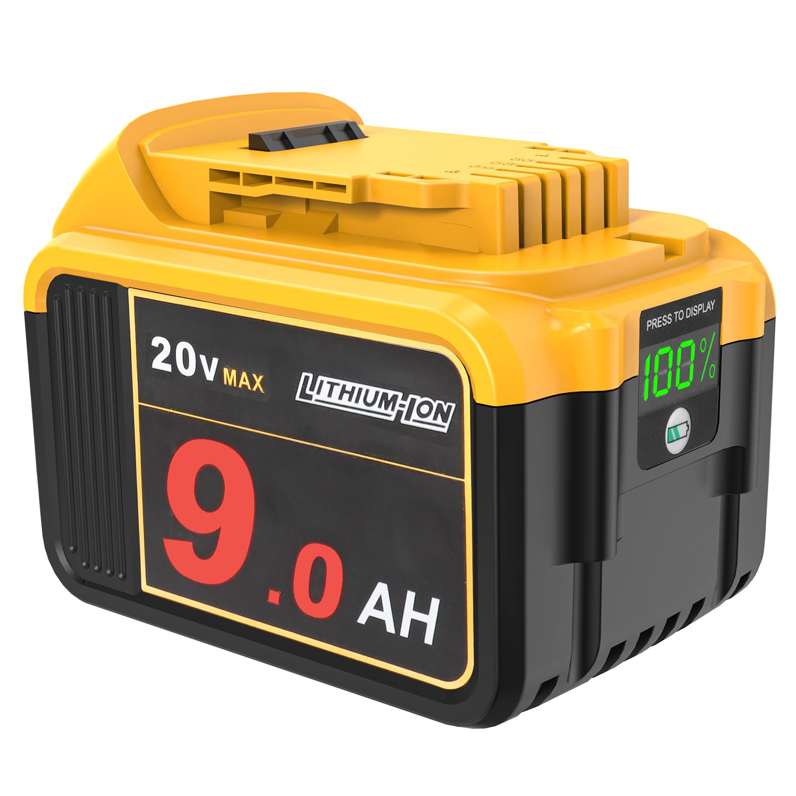 Xinriga 20v 9.0Ah Battery Replacement for Dewalt 20V Max Lithium Ion Battery Compatible with Dewalt DCB209 DCB205 DCB204 DCB203 DCB200 20V Cordless Tools