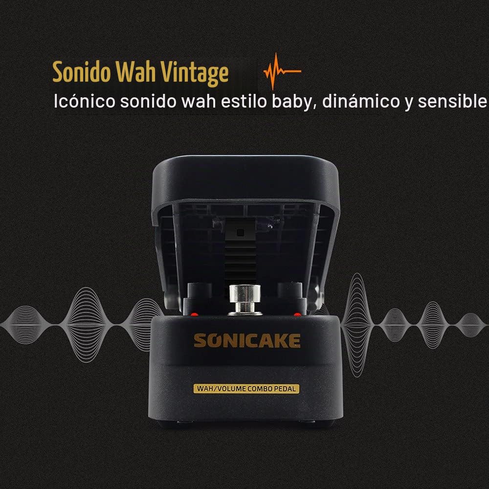 SONICAKE VolWah Volumen activo pedal de expresión y Wah
