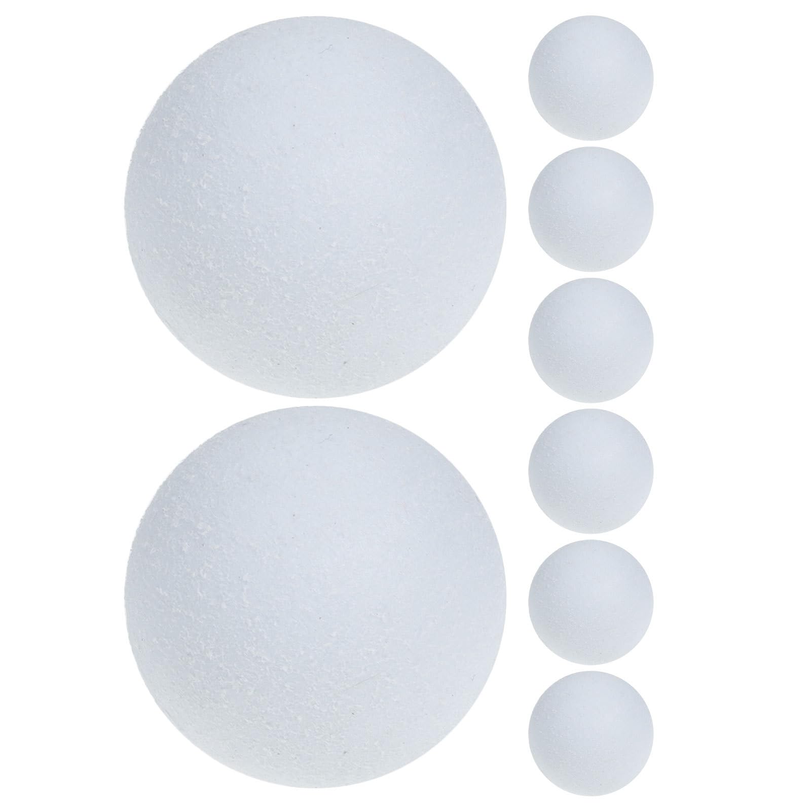 SUPVOX Set 8 Palline da Calcio Balilla 36 MM Bianche ABS Sostitutive per Gioco da Tavolo