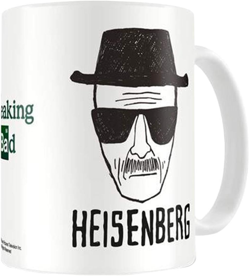 AMC Breaking Bad Heisenberg Sketch Coffee Mug, Multi Color