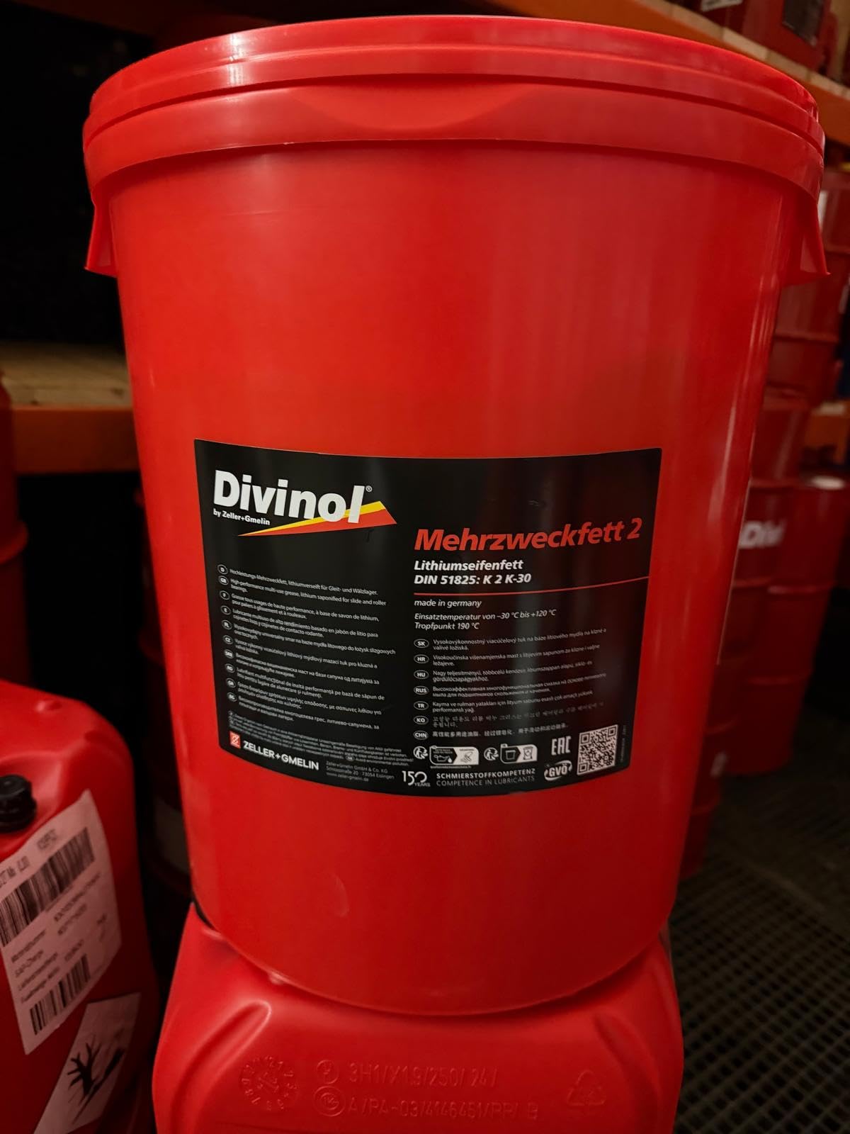 25kg Divinol Mehrzweckfett 2