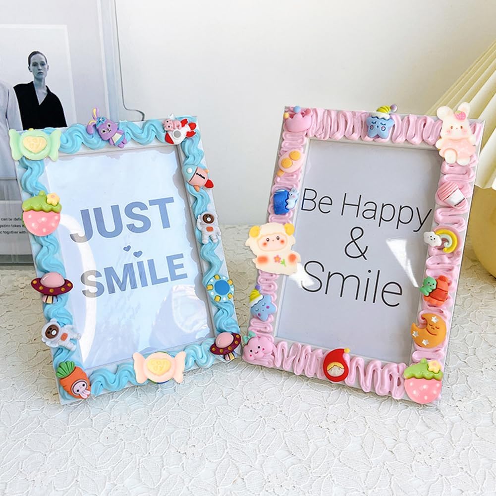 120Pcs 6 Styles Animal Flatback Charms Strawberry Cabochons Cute Cartoon Candy Sheep Rabbit Dog Paw Print Flat Back Resin Charm for Jewelry Nail Hair Clips Phone Cases Diy Crafts Scrapbooking - Image 5