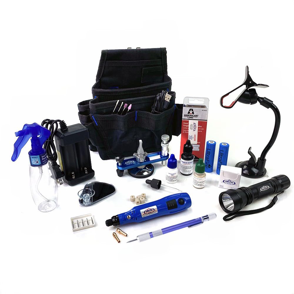 Mini Mobile Windshield Repair Kit – Hip Pouch Technician System