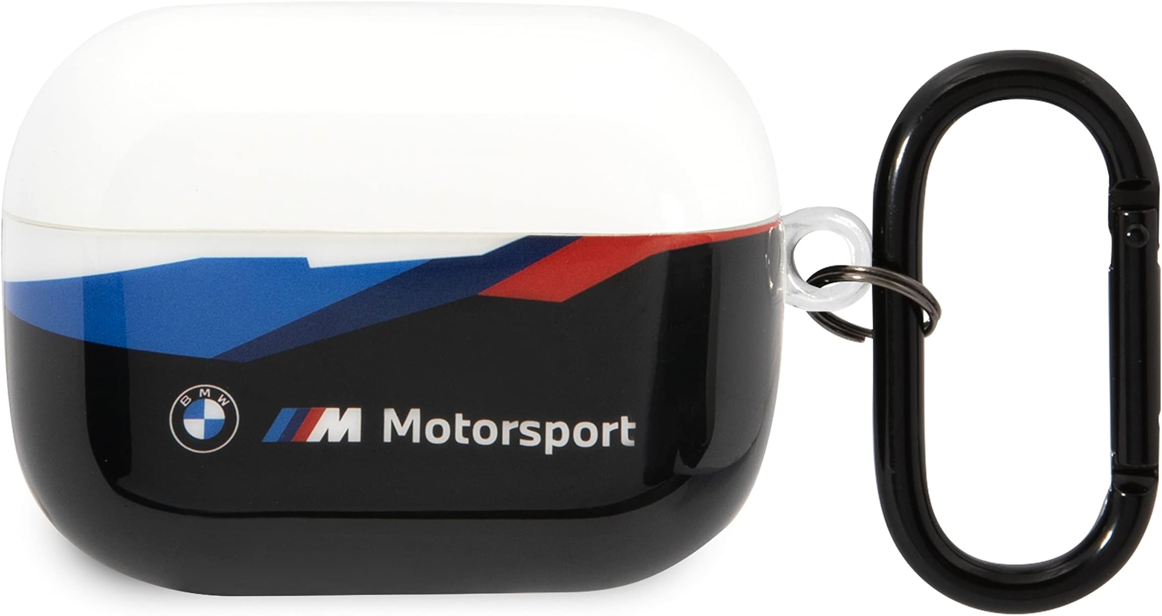 CG MOBILEBMW Motorsport TPU Case With Transparent Lid Protective Cover/Accurate Cutouts/Anti-scratch/Non-Yellowing/Shockproof Compatible With Airpods (Airpods Pro)