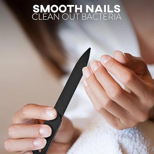 Miniatura 8 de Cortaúñas, cortaúñas de los pies, cortaúñas profesional, juego de cortaúñas profesional, 5 piezas de herramientas de cuidado de uñas resistentes con