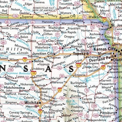 Miniatura 2 de National Geographic United States Classic Wall Map  Extra grande  67.7 x 48.0in  Impresión de calidad artística