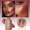 Barra de Rubor Crema, Barra de Rubor de Maquillaje con Acabado Mate de Apariencia Natural, Rubor para Mejillas Hidratante, de Larga Duración, Ligero y Mezclable (#6 Bronze Glow, 1 Pieza) 0.18 Onzas Líquidas (Paquete de 1) 3