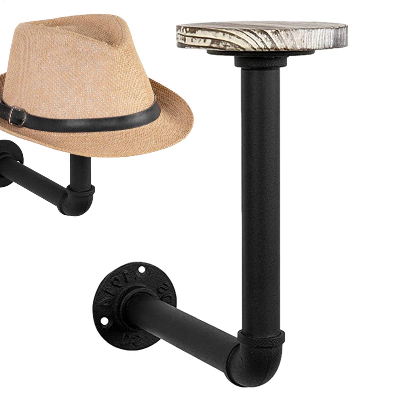 MRKU Coat Rack with Hooks Bicycle Helmet Holder -Stable,Motorcycle Accessories,Bicycle Helmets