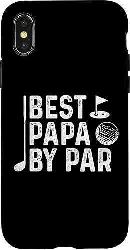iPhone XXS Best Papa By Par For Golfers Father's Day Case