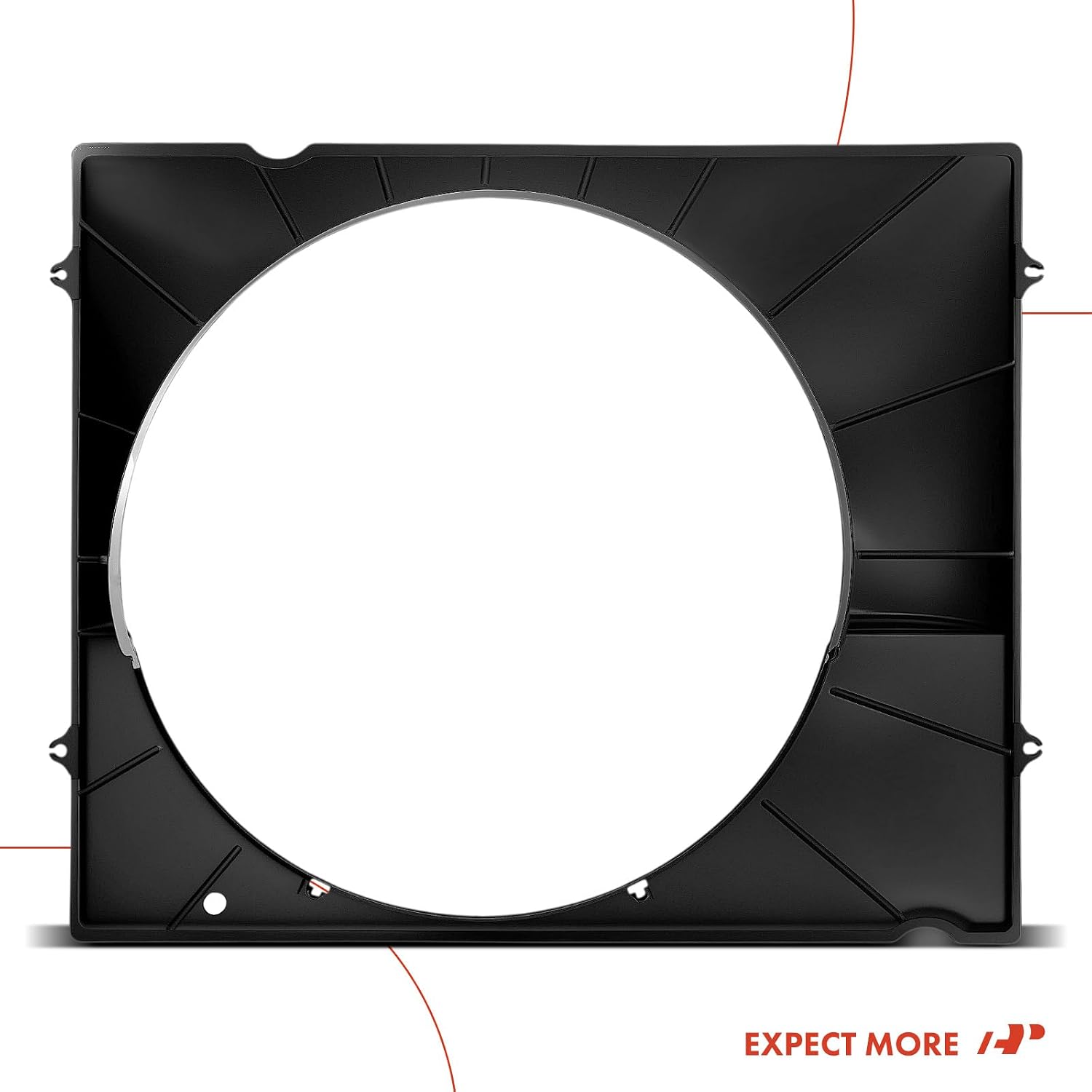 A-Premium Engine Radiator Cooling Fan Shroud Compatible with Toyota