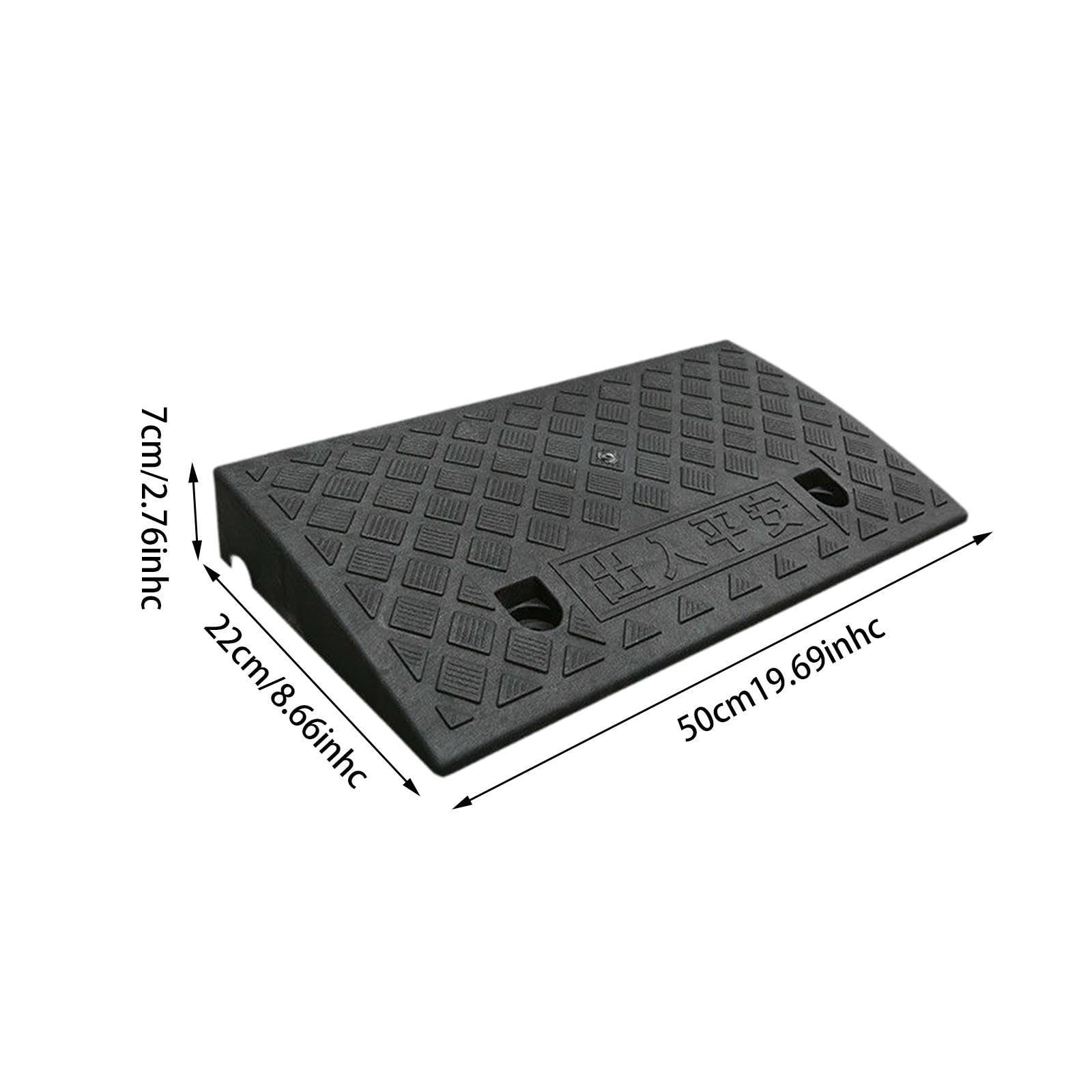 Sharplace Rampa para Vehículos para Uso Doméstico Y Comercial, Alto 7cm Negro