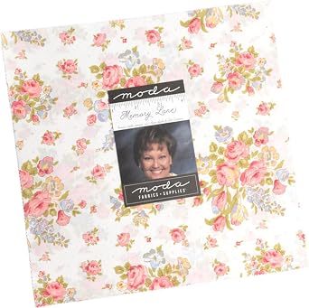 Memory Lane Layer Cake, 42-10" Precut Fabric Quilt Squares by Brenda Riddle Designs