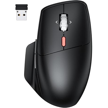 MW1 Ergonomic Wireless Mouse: Precision on Any Surface