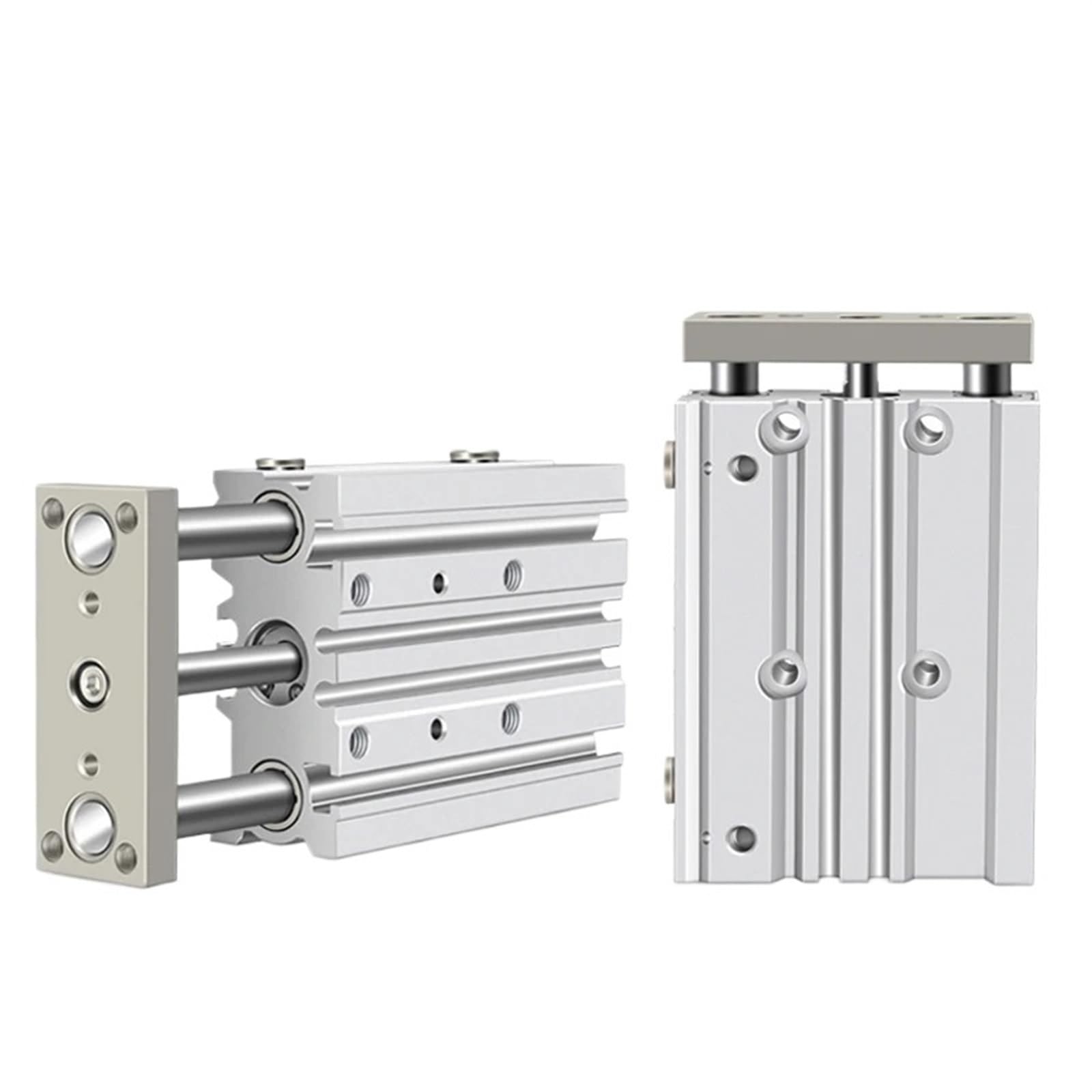 Cylindre de guidage compact alésage 20mm course 200mm pour guidage pneumatique