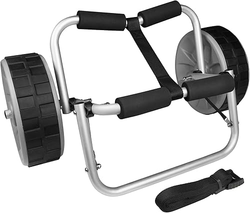 Carro plegable para kayak, carrito de canoa, carrito de kayak de aluminio para tabla de surf, canoa, kayaks, barcos plegables