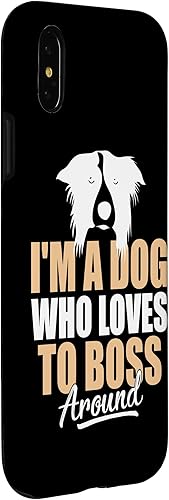Miniatura 9 de iPhone 15 Pro Dog Who loves To Boss Around Border Collie Case