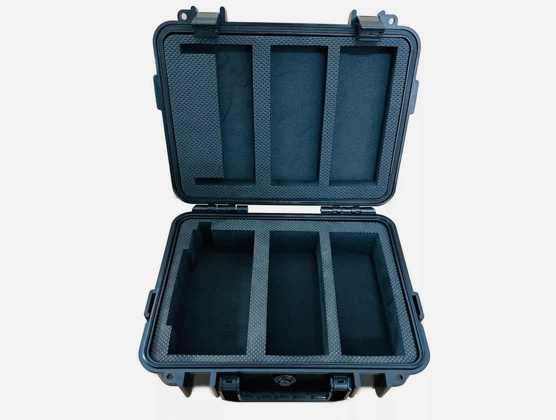 Waterproof Dust Proof Portable Box w/Customizable Foam Hard Case for ELECRAFT KX2 Custom Case IP67 (for KX2)
