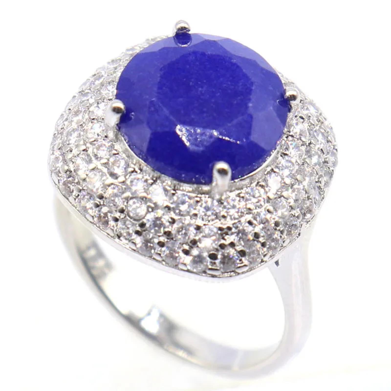 Ring Ringe Damen Bijouterie Herren 18 X 18 Mm, Süßer Echter Roter Rubin, Blauer Saphir, Grüner Smaragd, Zirkonia, Verlobungsringe Für Damen In Silber, Viele Größen, 7,25