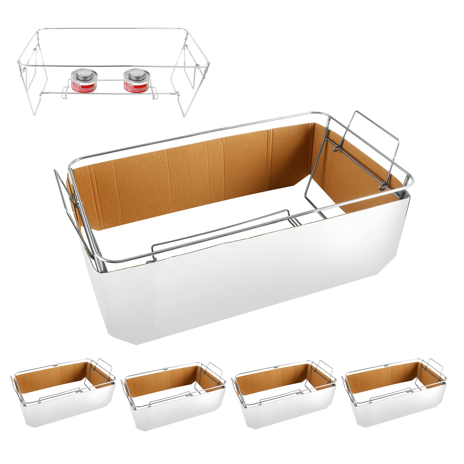 Buy Restlrious Chafing Wire Rack Stand for Buffet Set, 4 Pack Full Size