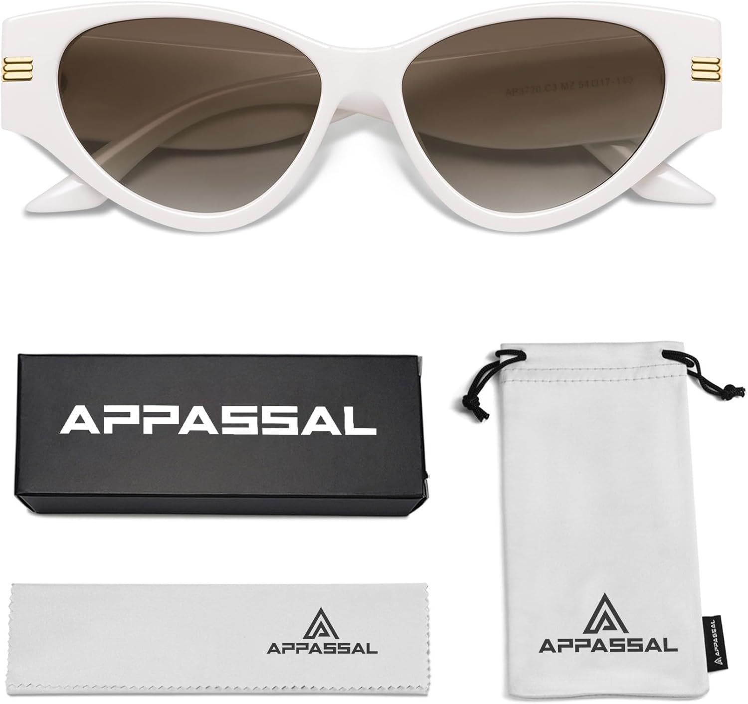 Vintage Cat Eye Sunglasses for Women Trendy Cateye Frame Sunnies AP3720 - Image 5