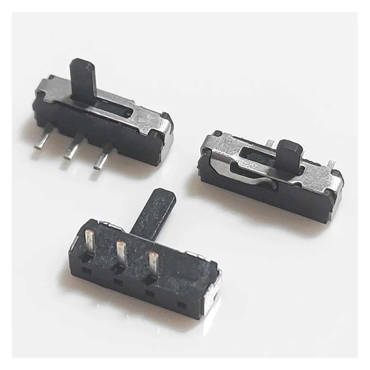 20PCS Interruptor MSK-03E H=2MM/3MM/4MM Slide Switch 3Pin 1P2T PCB Mount Toggle Switch Handle