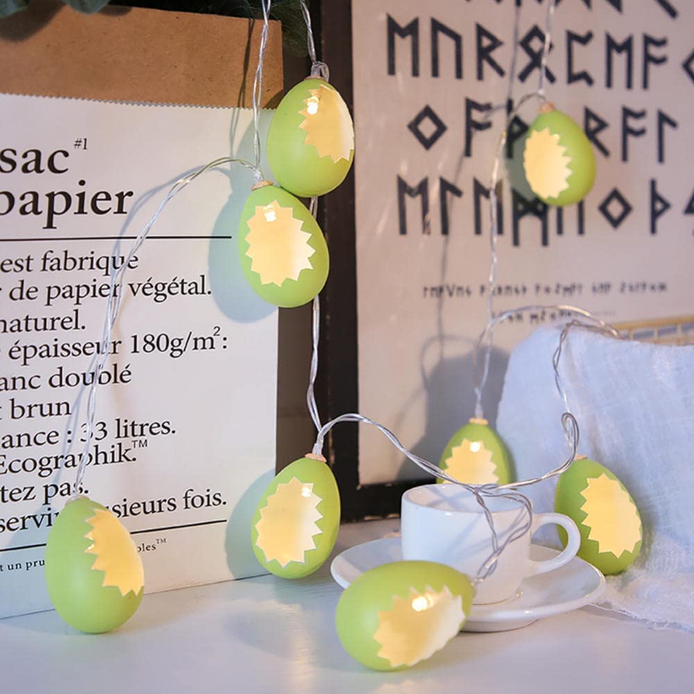 Guirnaldas luminosas, Luces de hadas creativas | decorativas LED a batería for Pascua, fiestas, repisas, árboles, ventanas y decoración del hogar(9.8FT(20LED))