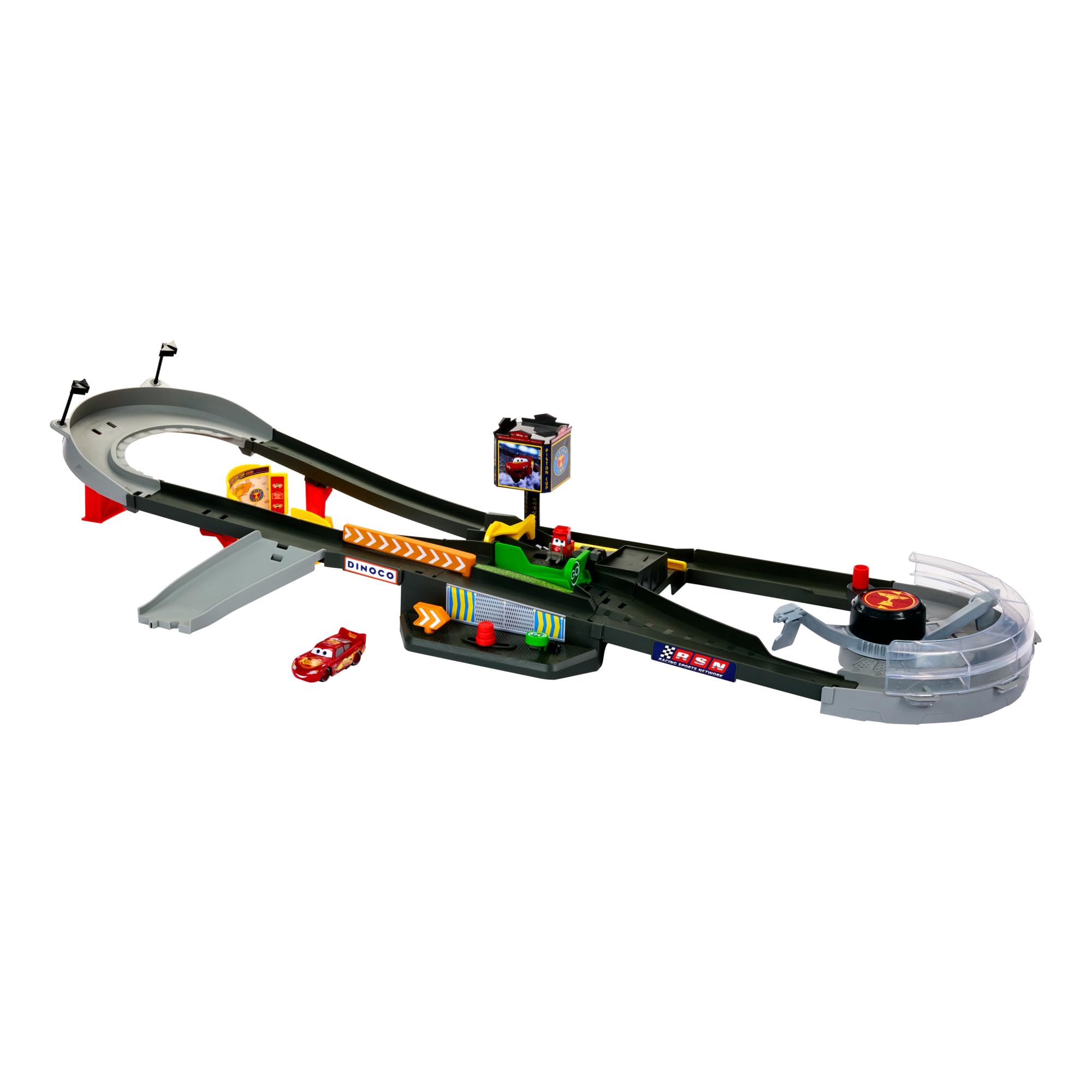 Mattel Disney Pixar Cars Copa Pistón Pista para coches de juguete con 1 vehículo, +3 años (HPD81)