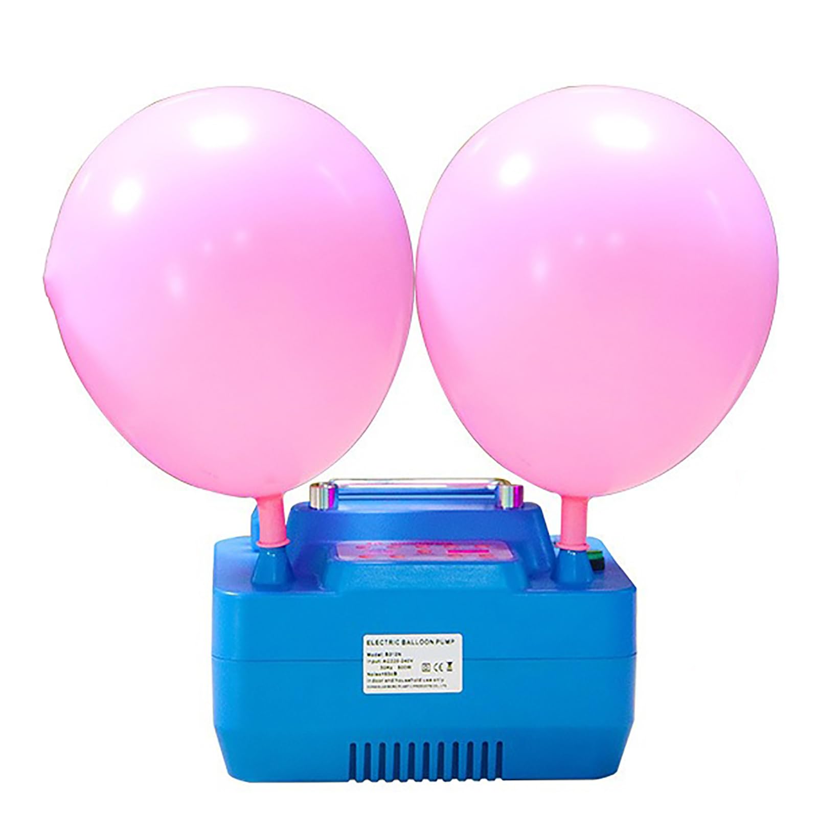 Genérico Inflador de Globos eléctrico portátil, Bomba de Aire portátil, con función de Memoria, Interruptor de pie for Fiestas, inflador de Globos for Bricolaje, Ramo de Globos, Bodas, Fiestas