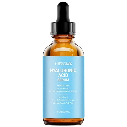 Suero de ácido hialurónico para rostro antienvejecimiento, líneas finas, manchas oscuras y piel seca, suero facial hidratante, el mejor suero facial