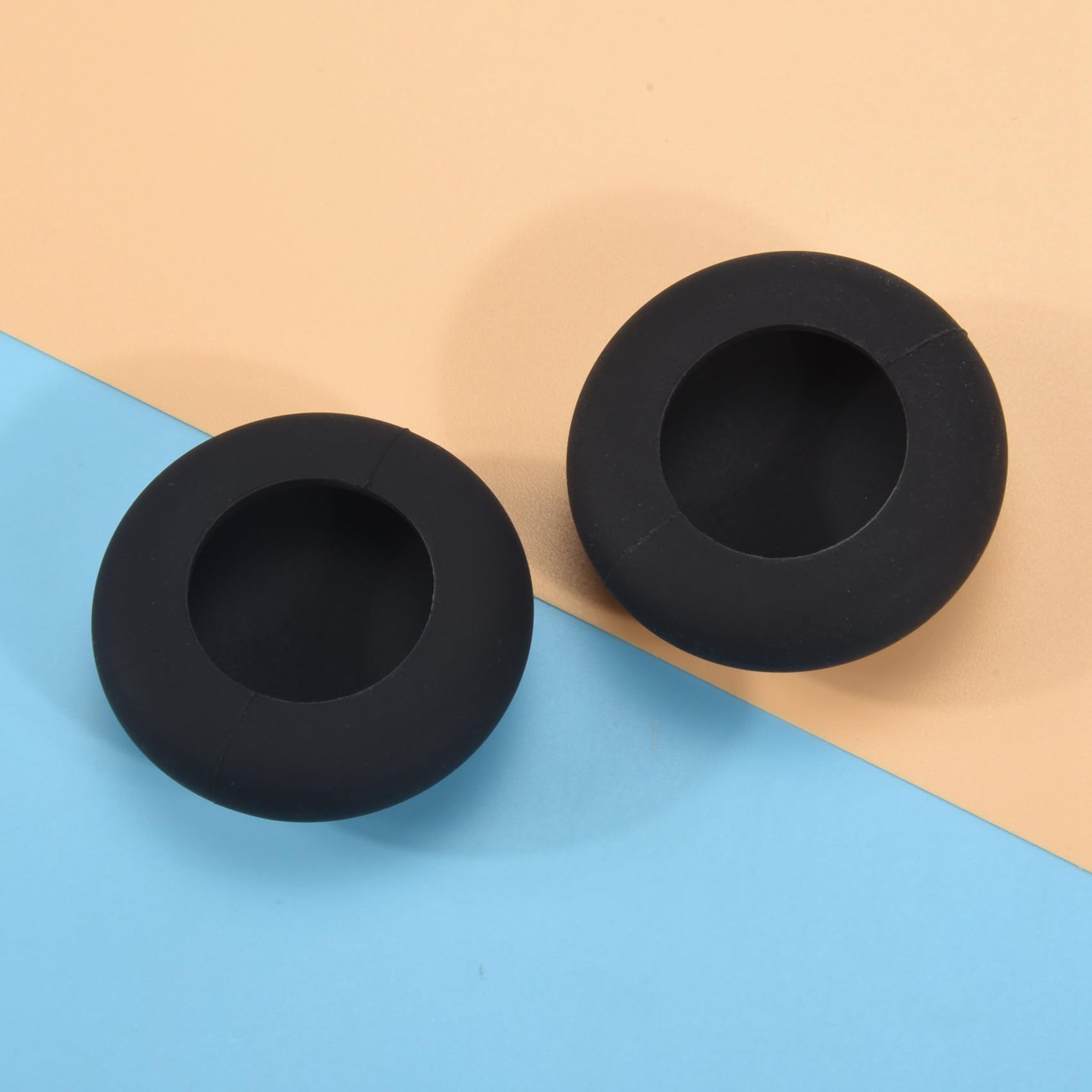 Support de Collier de Chat, pour Support de Collier de Chat Air Tag Compatible avec Le Traqueur GPS, Lot de 2 Housses de Protection Noir