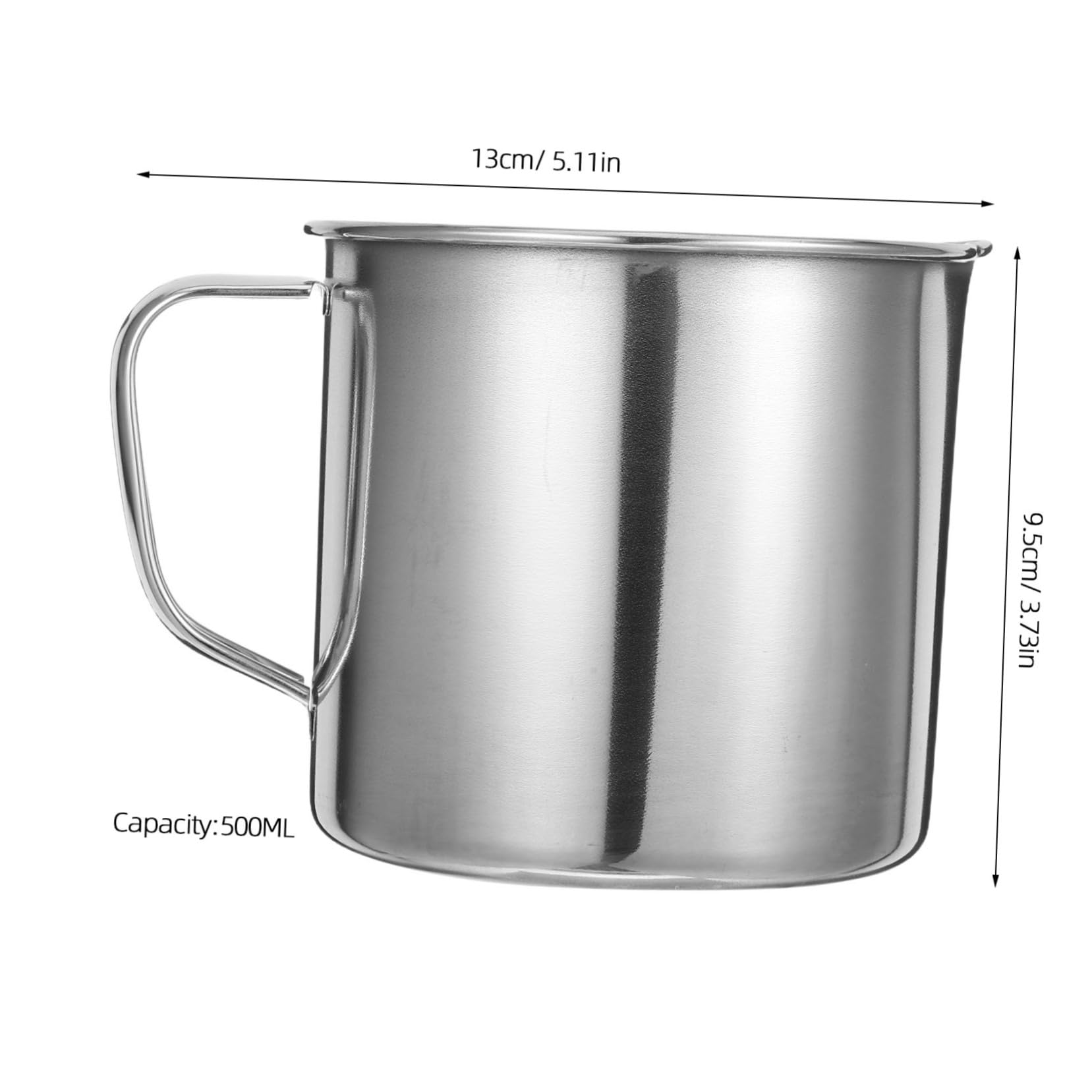 Cabilock 3 piezas Copa Inoxidable con Graduada Vaso Medidor de Resistente y Fácil de Limpiar para Cocina y