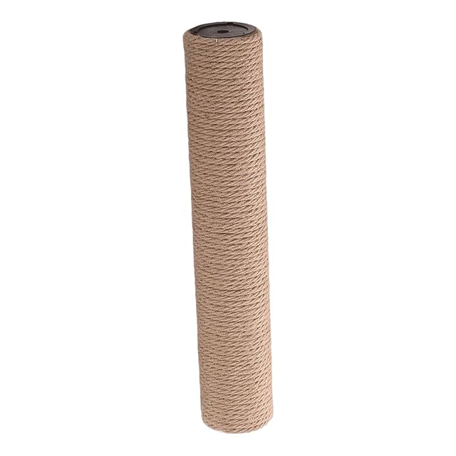 Foto 3 de 7 de Repuesto de poste rascador para gatos, sisal natural, poste de repuesto para árbol de gato, con tornillos