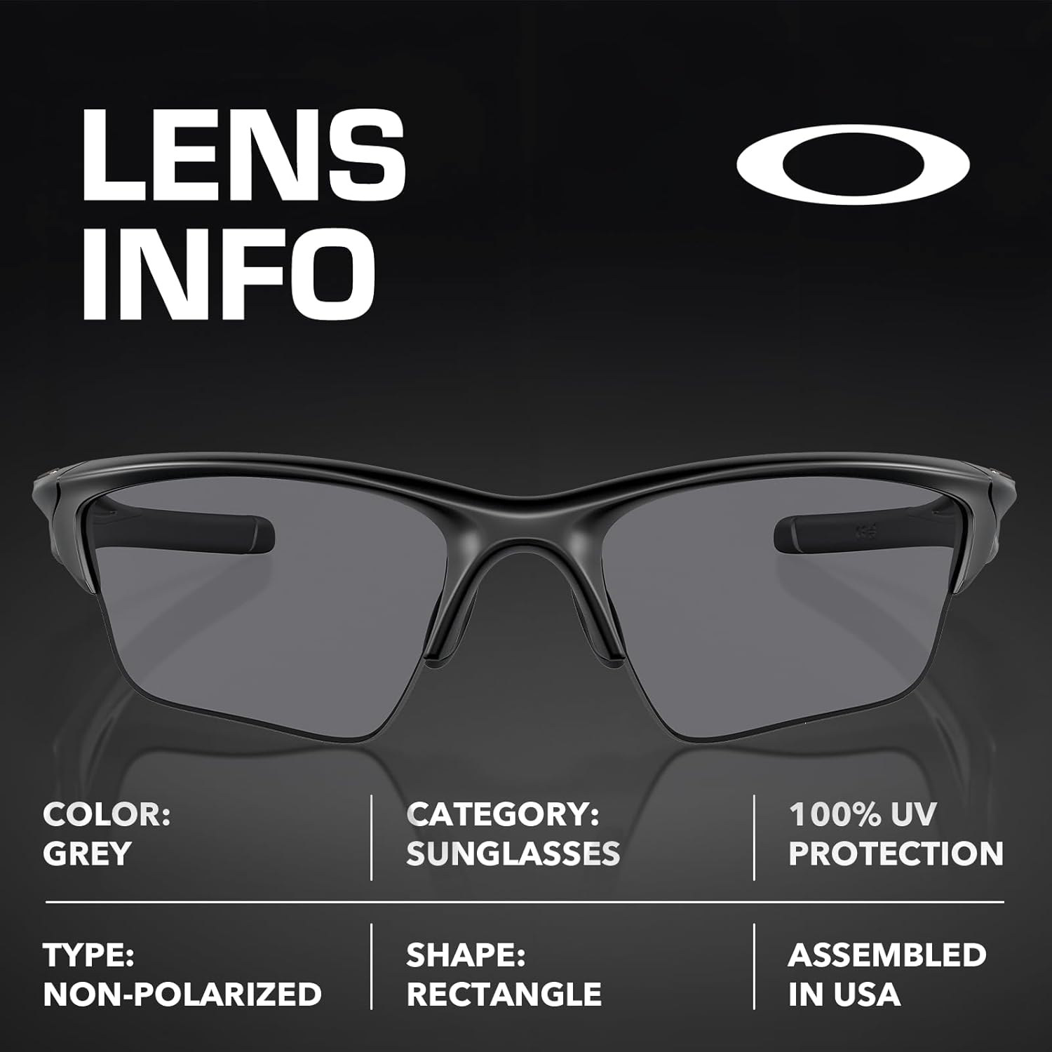 Oakley HALF JACKET 2.0 XL OO9154 Irregular Shape Sunglasses With Official Eyewear Kit - Image 4