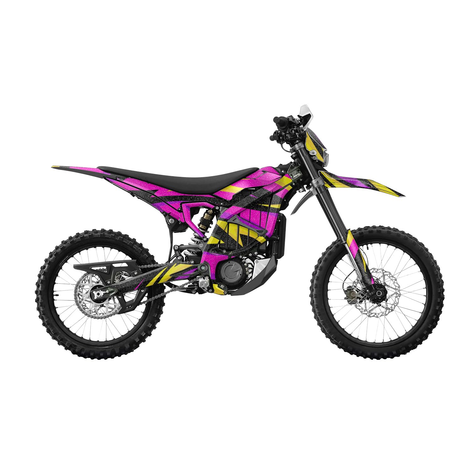 Glossy Glitter Surron Ultra Bee Graphics Kit Wrap - Tribal Magenta - Sur-Ron Skin - Premium 3M Vinyl Protective Wrap Decal Cover - Easy to Apply | Crafted in The USA by MightySkins