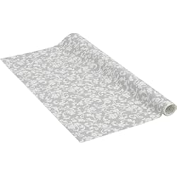 Placas Decorativas Para Pared Autoadhesivas Venilia Lámina adhesiva, Gris cirro Adornos florales, 45cm x 1.5m, Espesor 95μ, Vinilo autoadhesivo para muebles o cocina, decorativas papel pintado pared, PVC sin ftalatos, Fabricado en UE