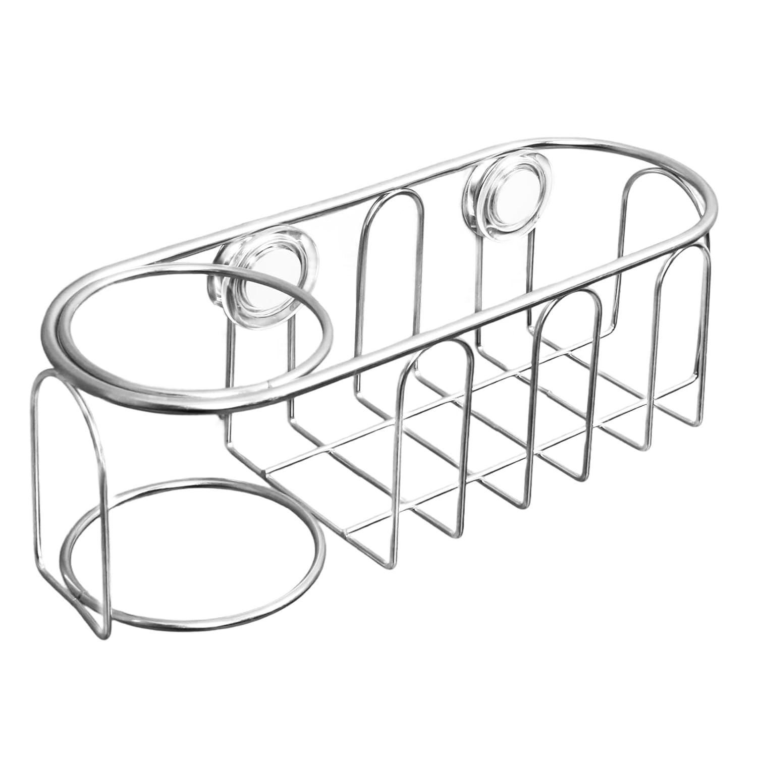Sink Sponge Holder Magnetic Kitchen Sink Caddy Holder 304 Stainless Steel Sink Brush Holder Sponge Holder Two Suspension