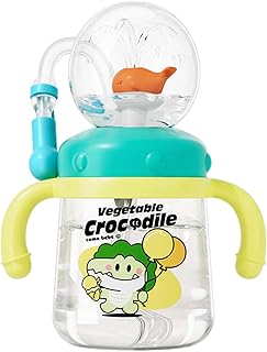Copa De Bebida Para Bebés Squirt - Botella De Sippy A Prueba De Fugas, Taza De Agua Para Niños Pequeños | Copa De Spray De Ballenas De Colorida Para Niños Niñas, 300 Ml De Taza De Hidratación