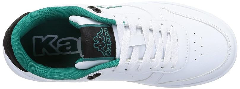 Amazon | [カッパ] スニーカー LOGO MASERTA white×green (SN116