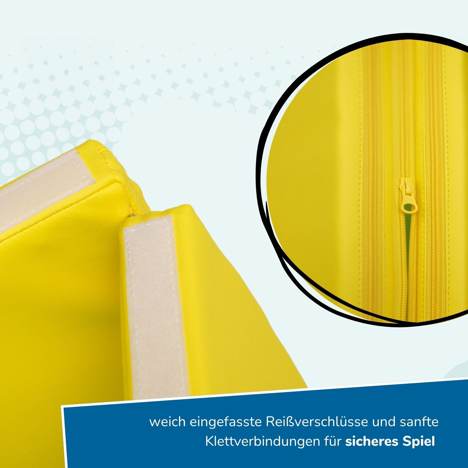 alldoro Faltbare Spielmatte 3-in-1, Krabbelunterlage, Tipi-Zelt & Spielboot | abwaschbares Kunstleder, weich gepolstert, 182 x 105 cm, Krabbelunterlage, Tipi-Zelt & Spielboot, Für Kinder ab 0 Jahren