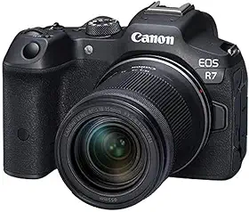 Canon Câmera sem espelho EOS R7 com kit de lentes RF-S 18-150 mm