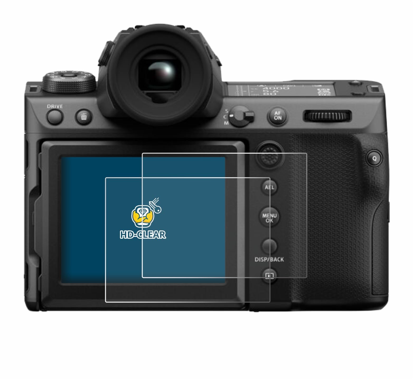 brotect 2-Pack Screen Protector compatible with Fujifilm GFX100 II - HD-Clear Protection Film