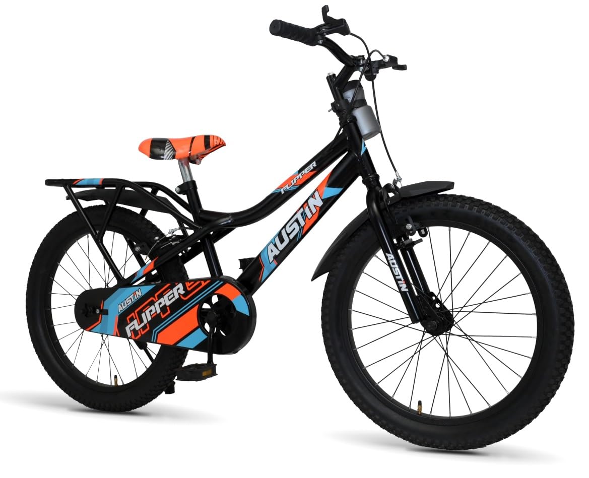 Austin Flipper IBC Rigid Fork for Kids–Single-Speed Design Lightweight for Smooth Rides 20 T (inch) Road Cycle Black Orange-image-35