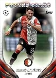2023-24 TOPPS UEFA CLUB COMPETITIONS #195 SANTIAGO GIMENEZ SOCCER OFFICIAL TRADING CARD OF SOCCER