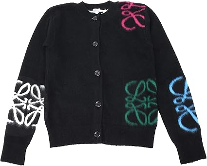 Amazon | [ロエベ] ANAGRAM INTARSIA CARDIGAN レディース
