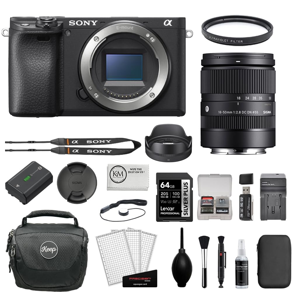 Amazon.com : Sony Alpha a6400 Mirrorless Camera | Body Only Bundle