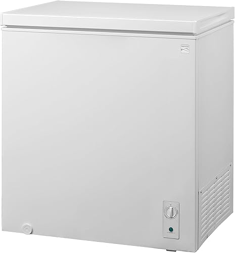Kenmore - Refrigerador convertiblecongelador de pecho, 1 canasta, listo para garaje, almacenamiento de carne, drenaje frontal, Congelador para el