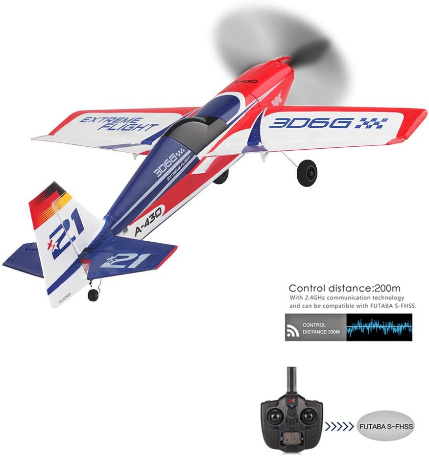 Blueseao RC Airplane, XK A430 2.4G 5CH Brushless Motor 3D6G System RC Airplane EPS Aircraft