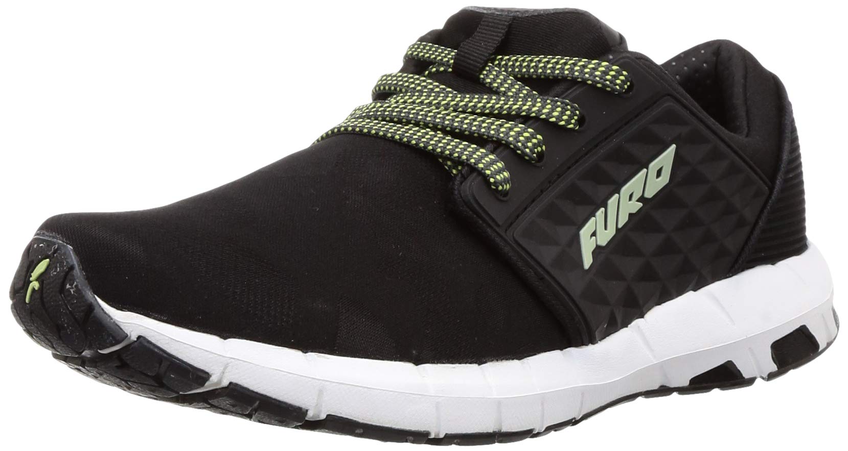 FURO Sports Black/Sh.Green Men Sports Shoes Lace Up Running R1024 C864_8 (B07FCHQ5Q5) Amazon Price History, Amazon Price Tracker